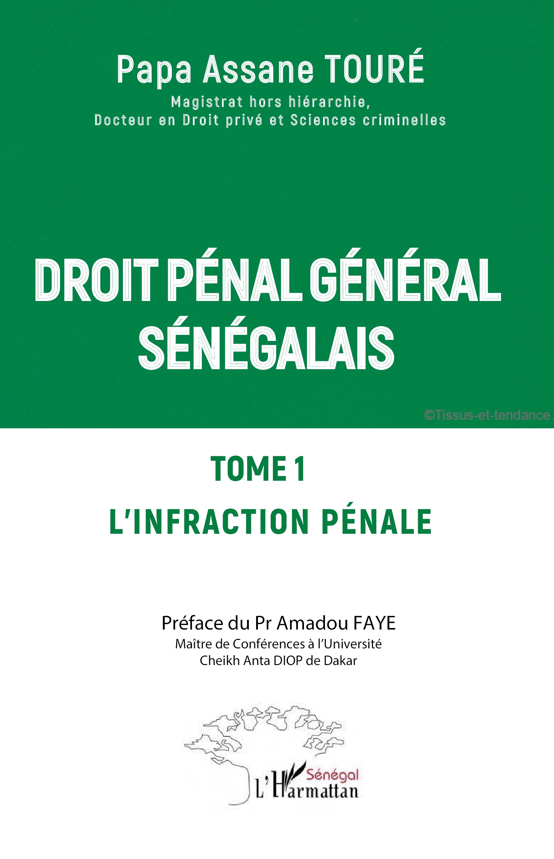 Droit pénal général sénégalais 